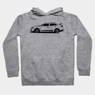 Subie classic black print Hoodie